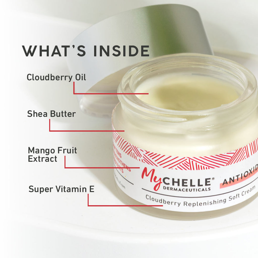 Cloudberry Antioxidant Face Moisturizer - Lightweight Cream | MyCHELLE