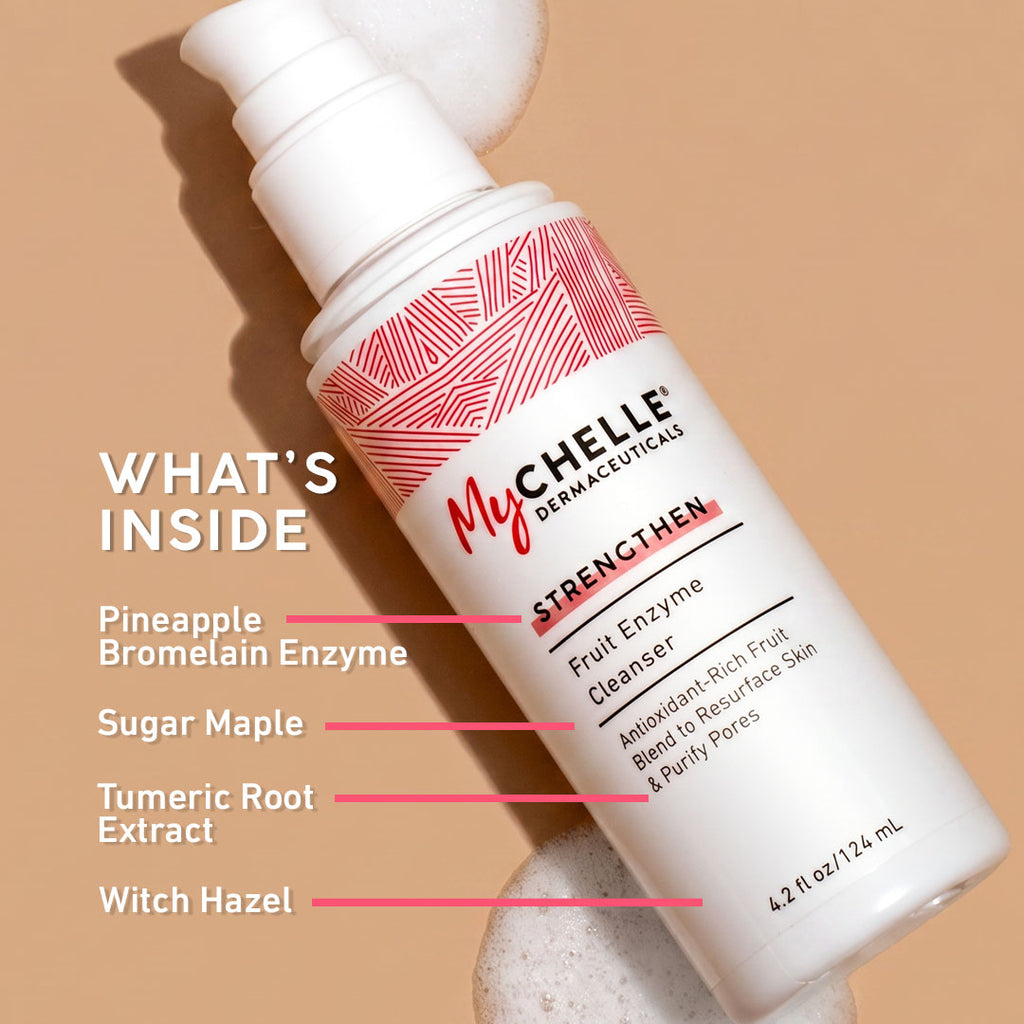 Fruit Enzyme Cleanser - AHA Face Wash with Multi-Fruit Acids