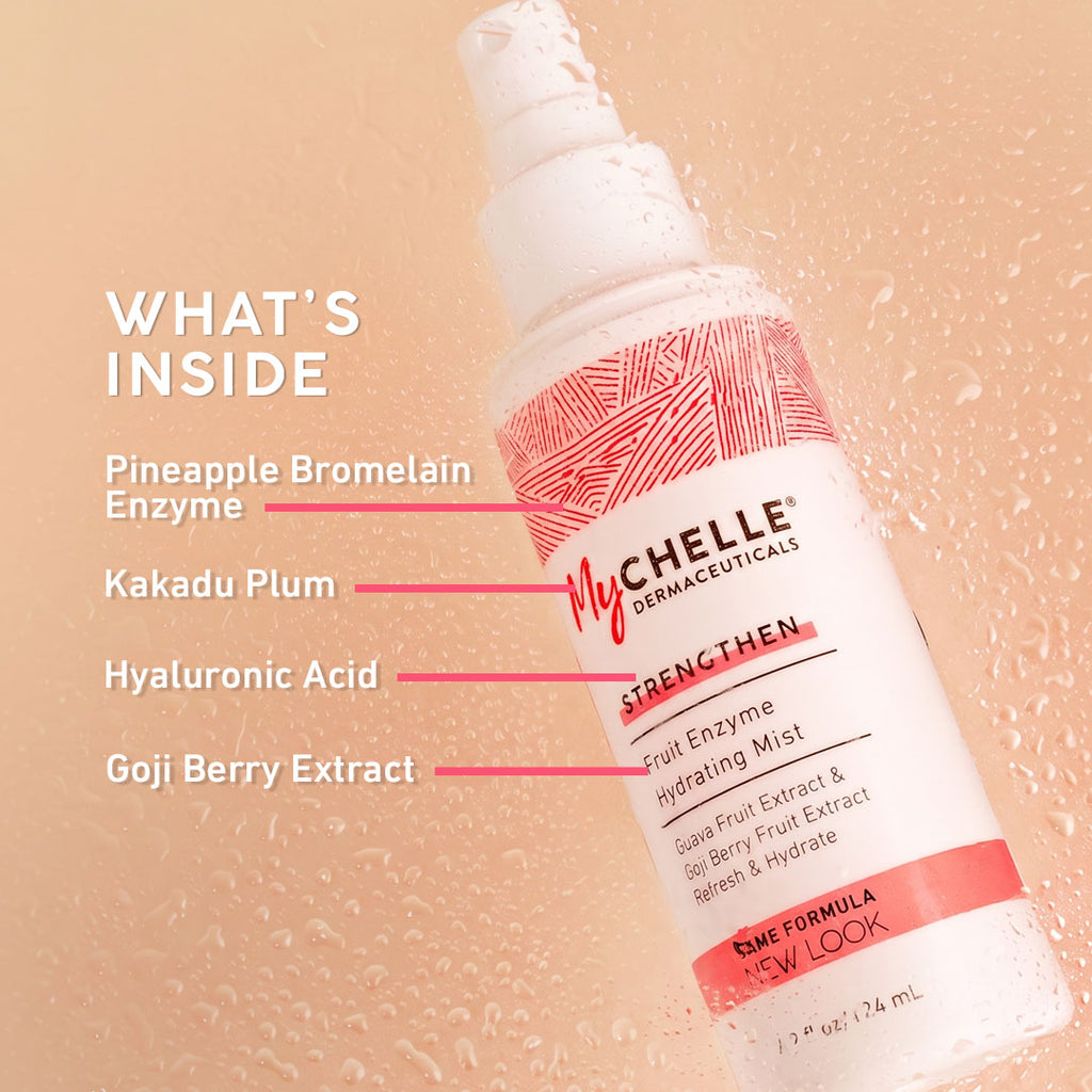 Fruit Enzyme Hydrating Mist - Antioxidant Face Mist with Turmeric