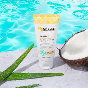 Sun Shield SPF 28 Coconut - HALF OFF at CHECKOUT - Expiration August 2024 (Cannot be combined with other discounts)