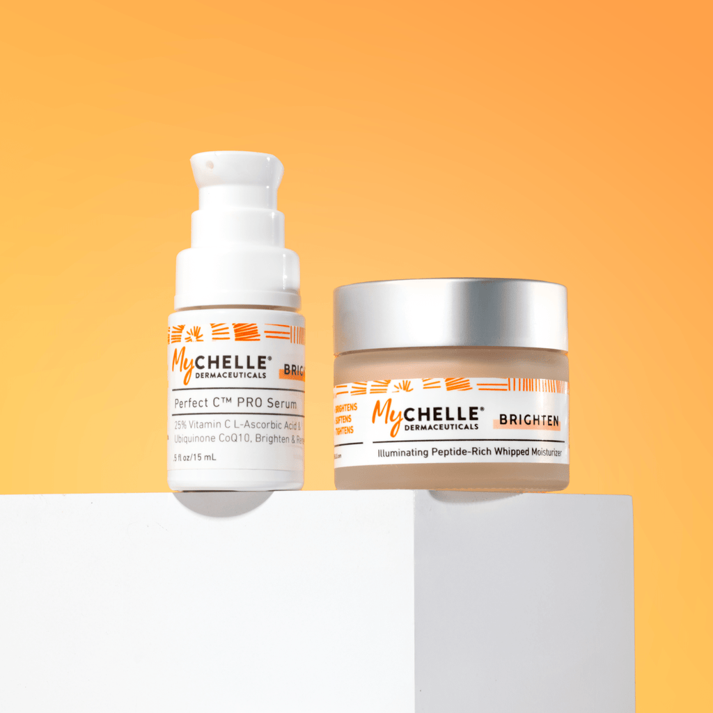 Vitamin C Brightening Bundle - 25% Serum + Peptide Moisturizer