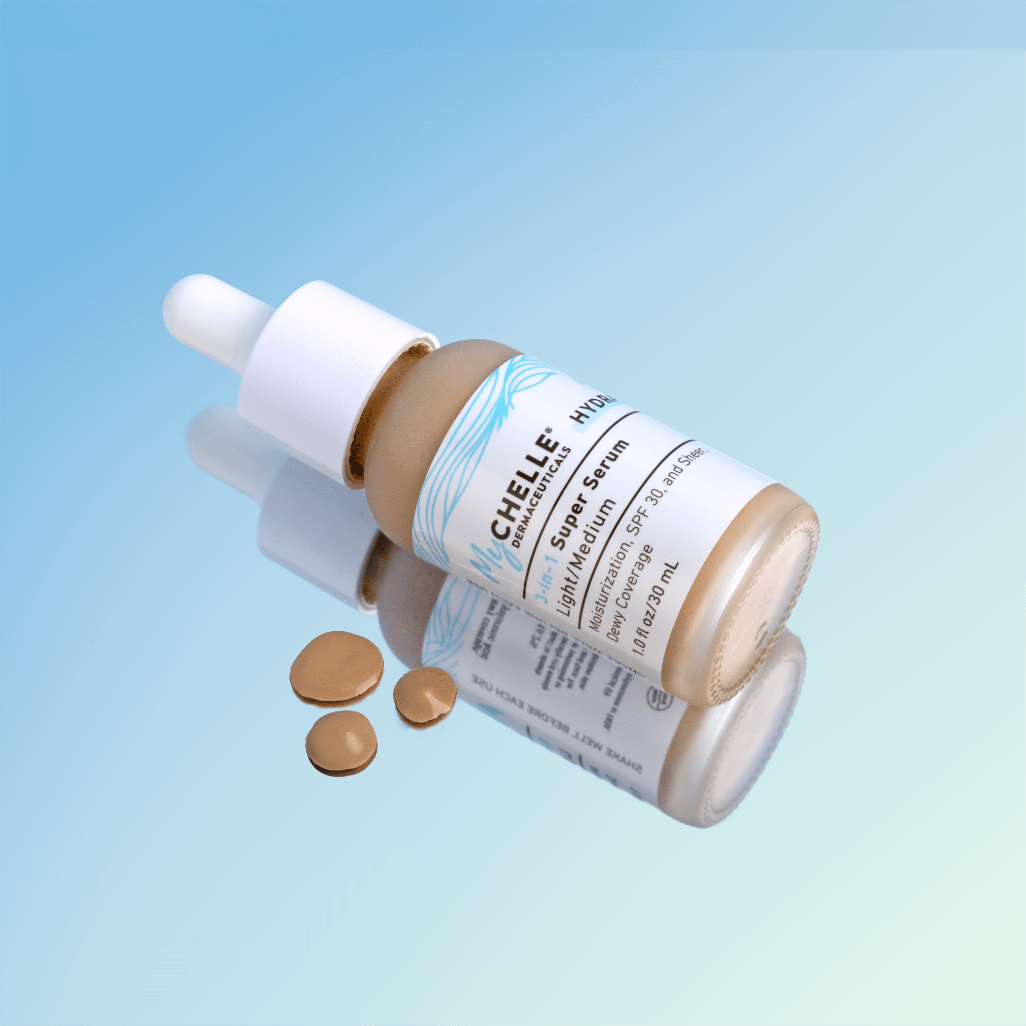 3 - in - 1 Super Serum, Light/Medium Tint - MyCHELLE Dermaceuticals