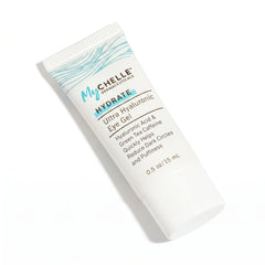 MyChelle Ultra Hyaluronic Eye Gel tube on a white backround.