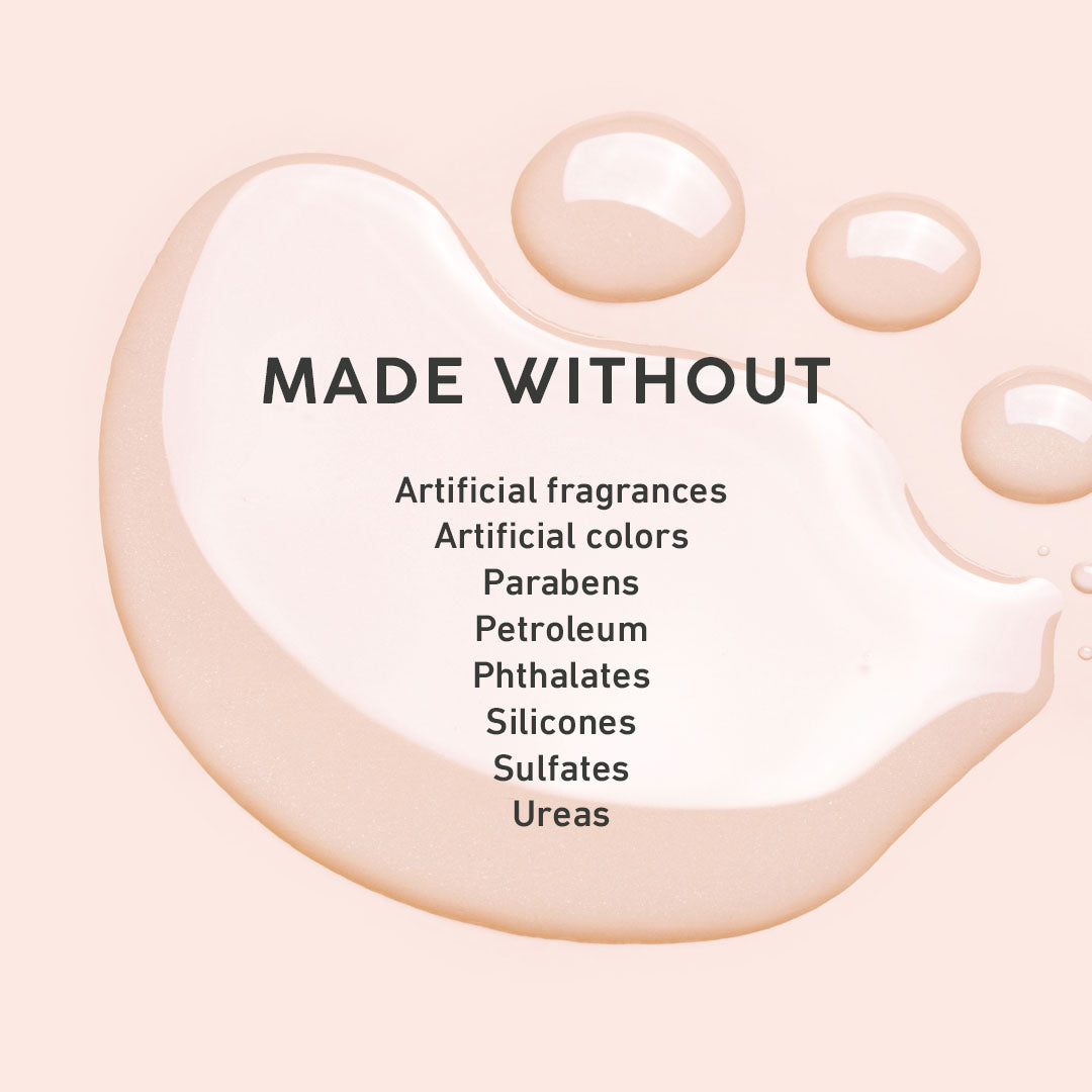 Clear Skin Serum is made without all the bad stuff.