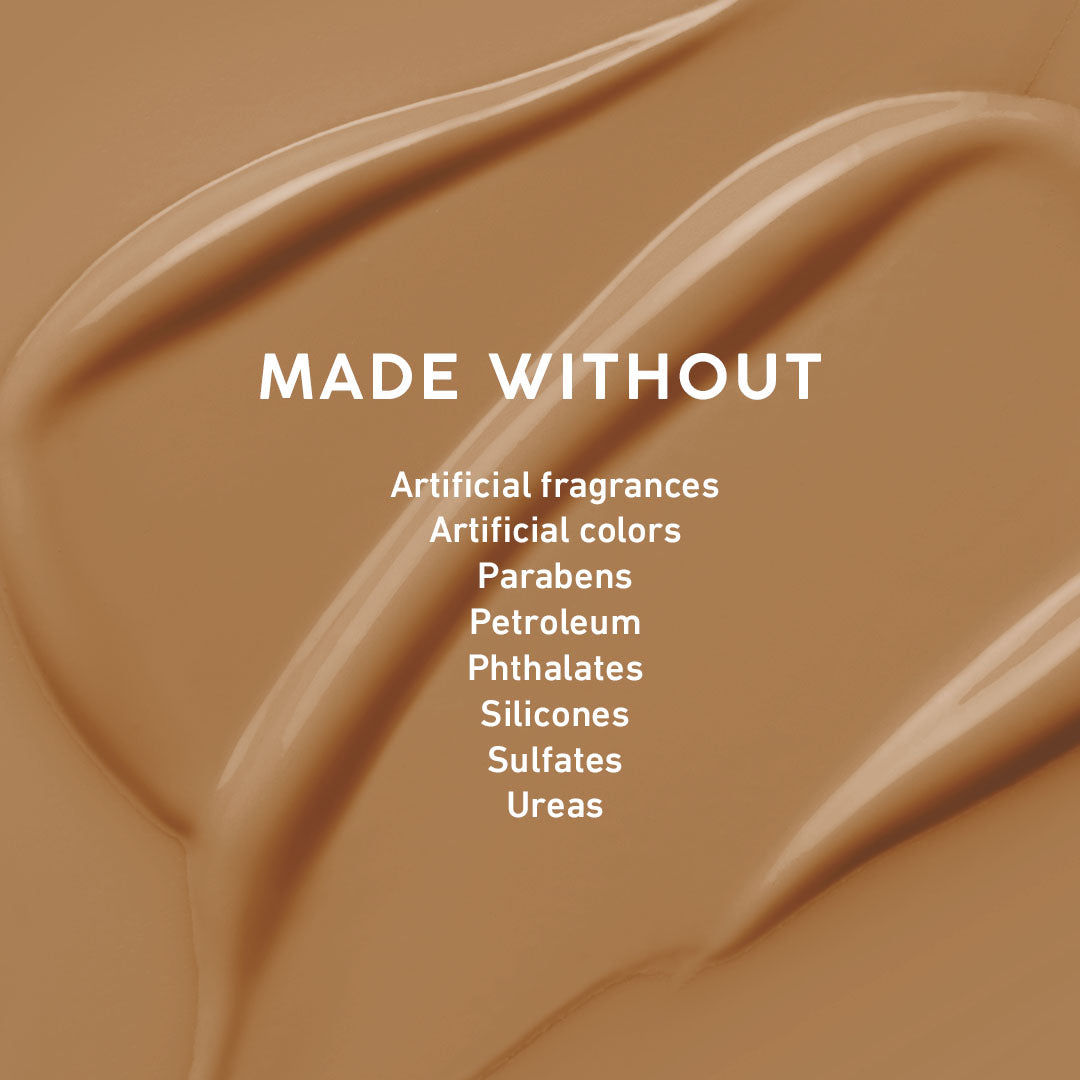 Super Serum SPF 30 Medium-dark is made without all the bad stuff.