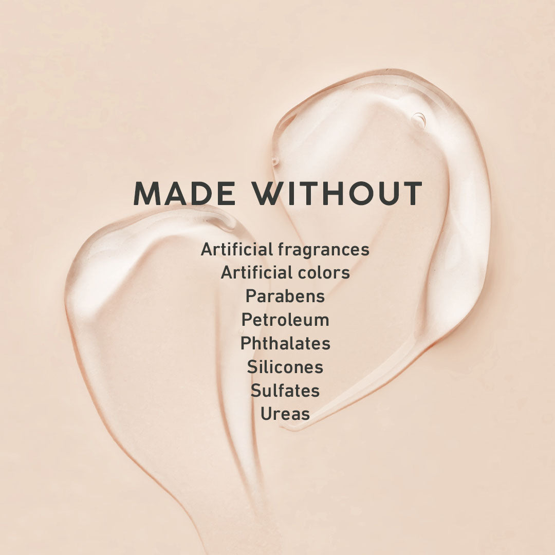 Image showing "Made Without" which are the harmful ingredients not in this serum.