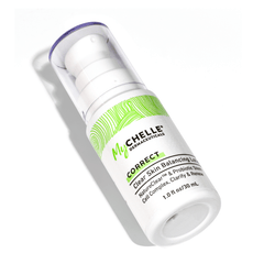A pump bottle of Clear Skin Balancing Lotion by MyChelle Dermaceuticals.