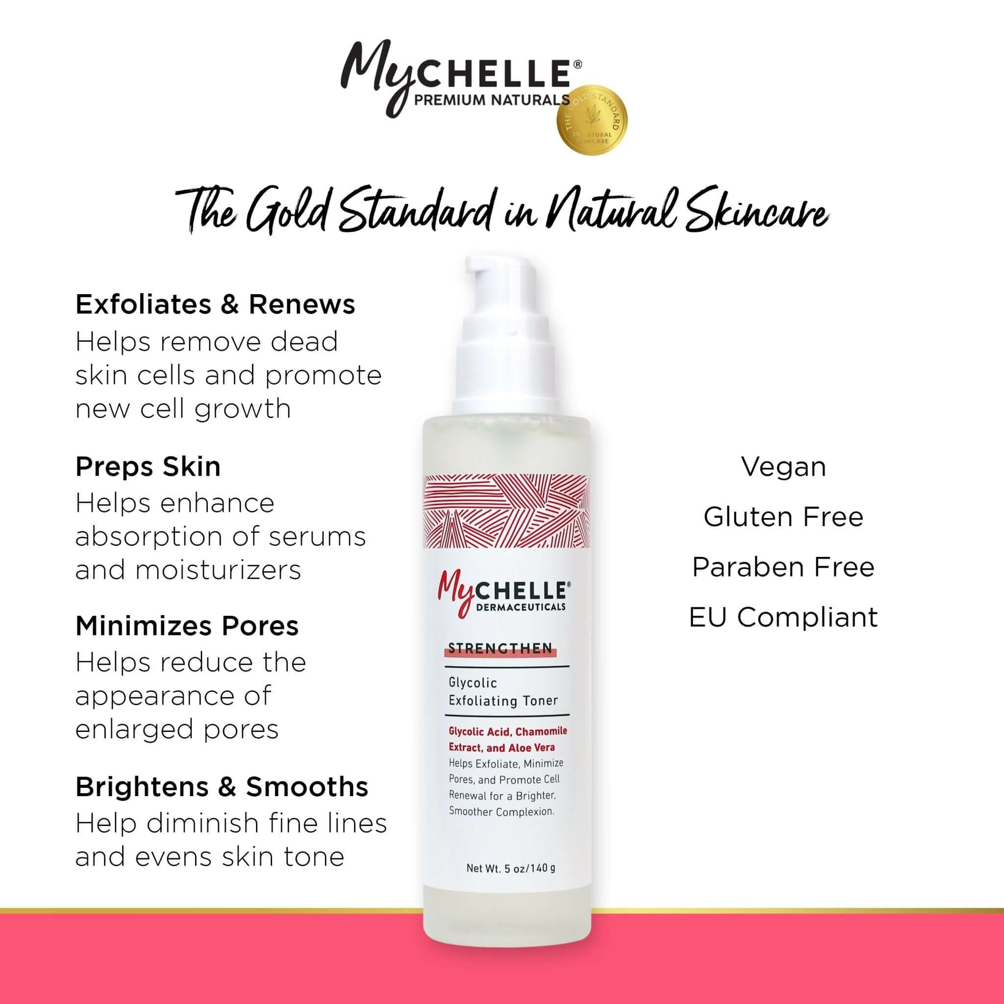 Glycolic Exfoliating Toner - MyCHELLE Dermaceuticals