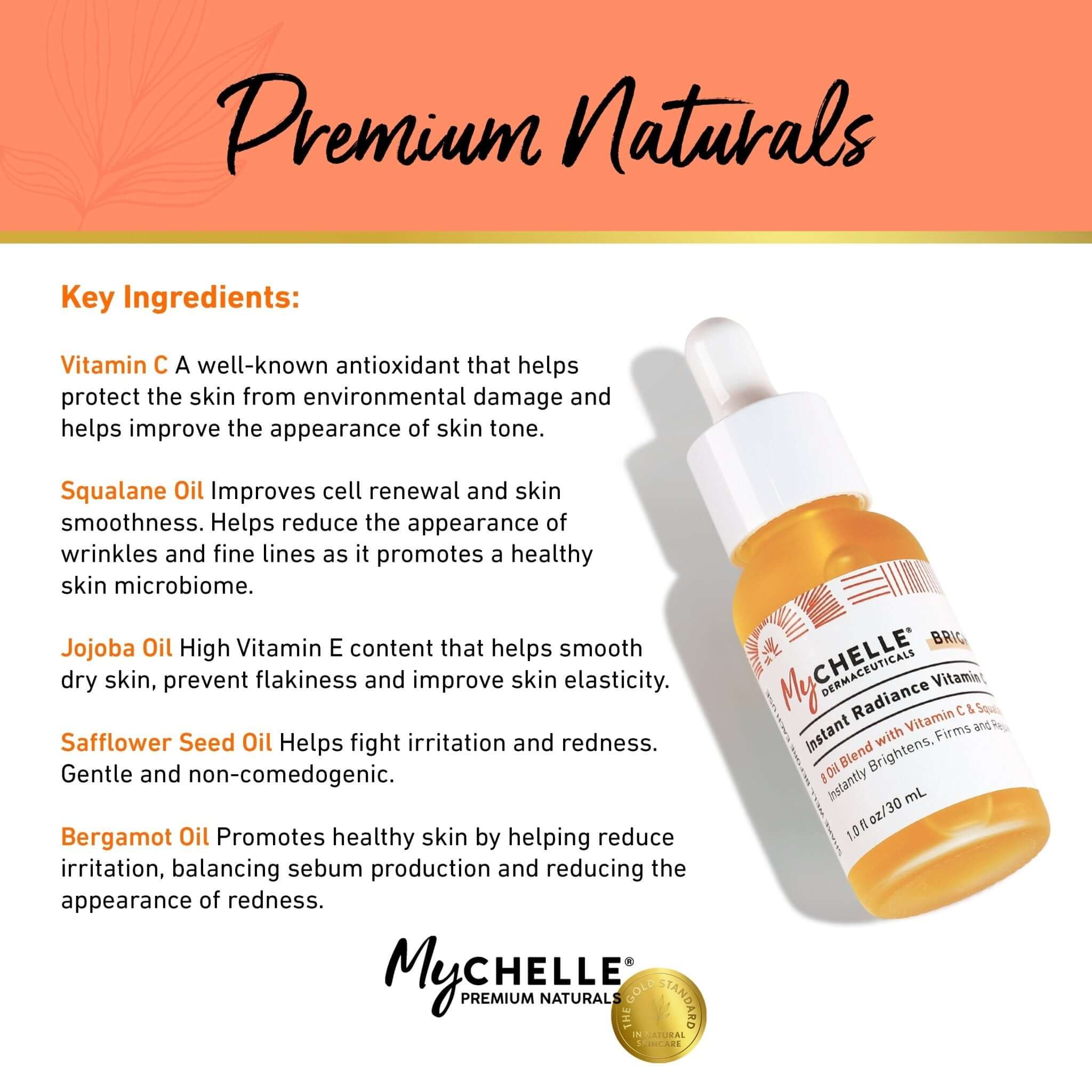 Instant Radiance Vitamin C Oil - MyCHELLE Dermaceuticals