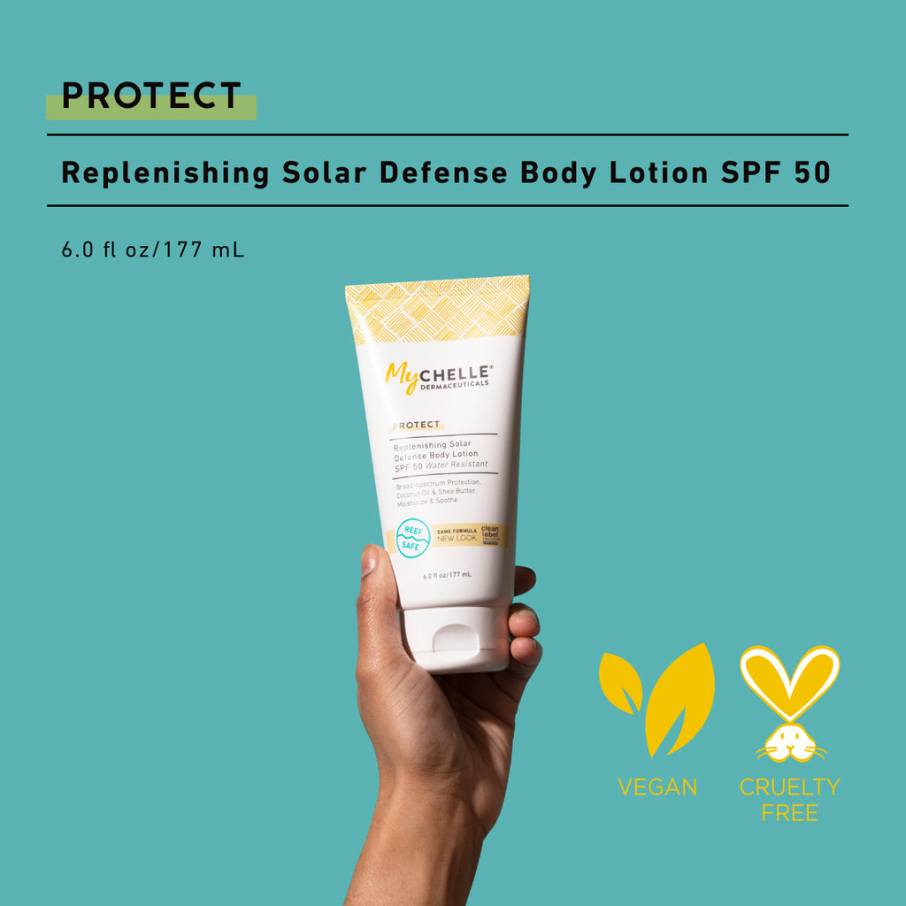 Replenishing Solar Defense Body Lotion SPF 50 MyCHELLE Dermaceuticals
